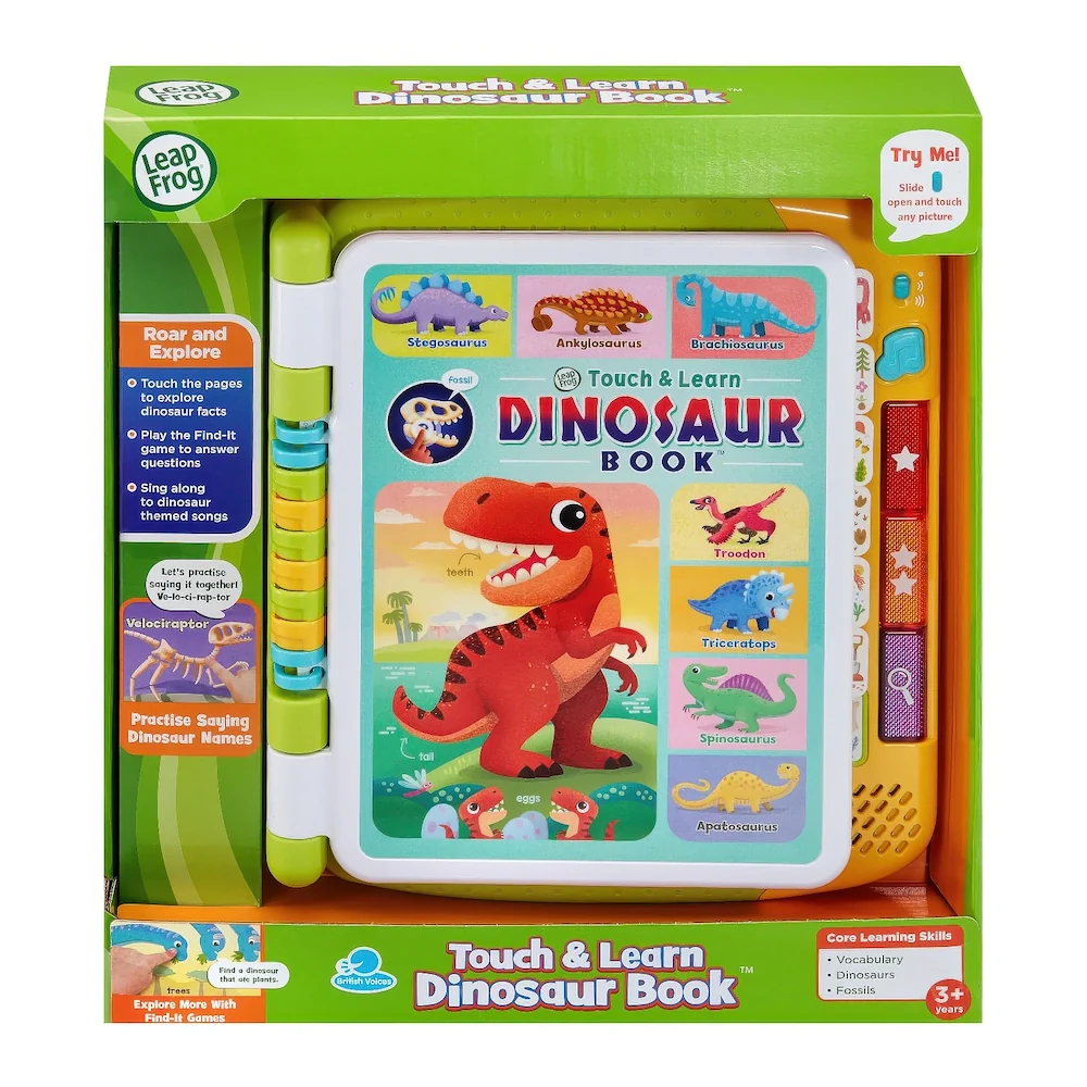 LeapFrog Big Touch & Learn Dinosaur Book - Dinosaur - Image 2