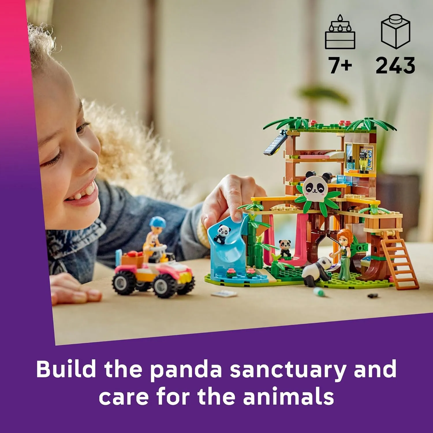 LEGO 42648 Panda Sanctuary Animal Care - Image 5