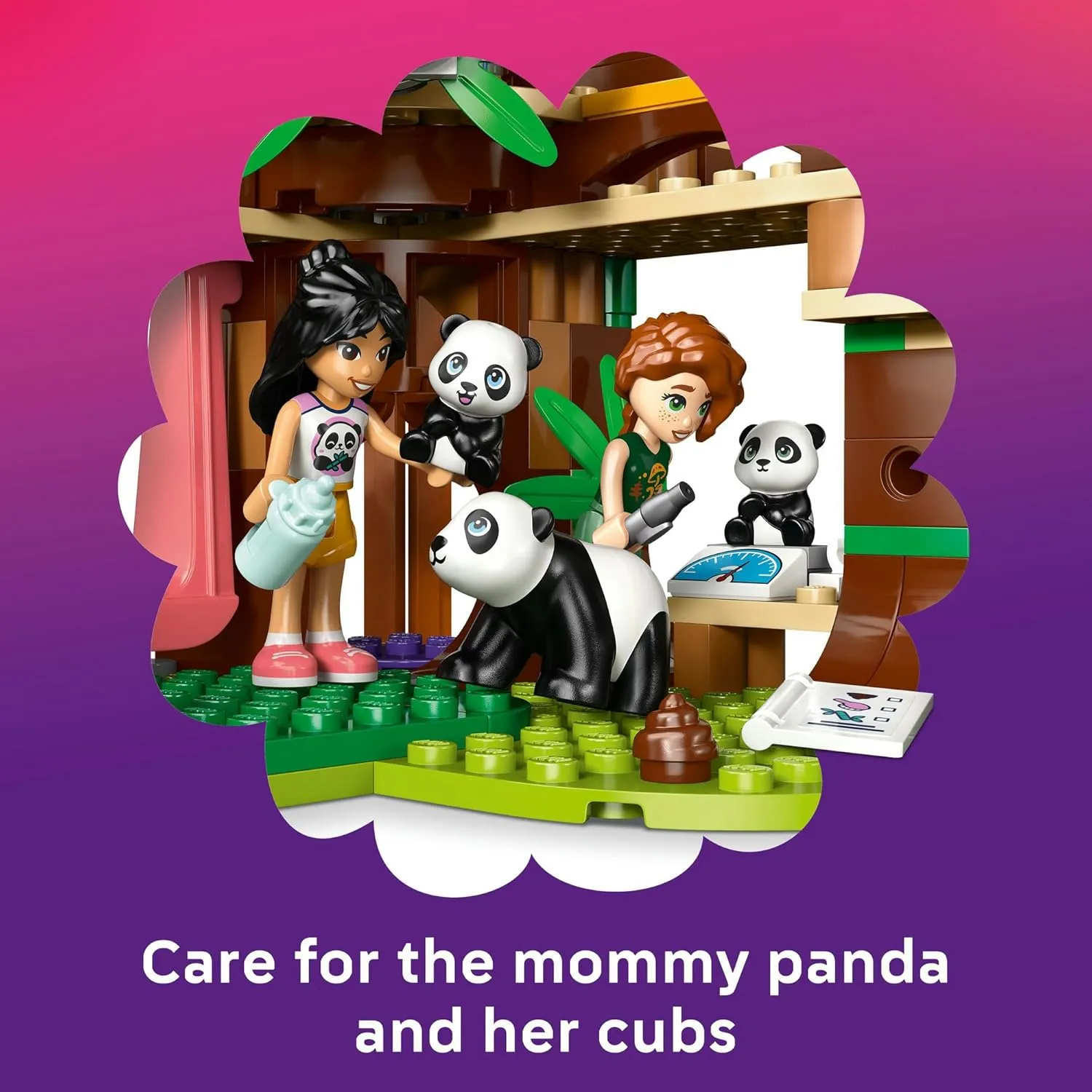 LEGO 42648 Panda Sanctuary Animal Care - Image 8