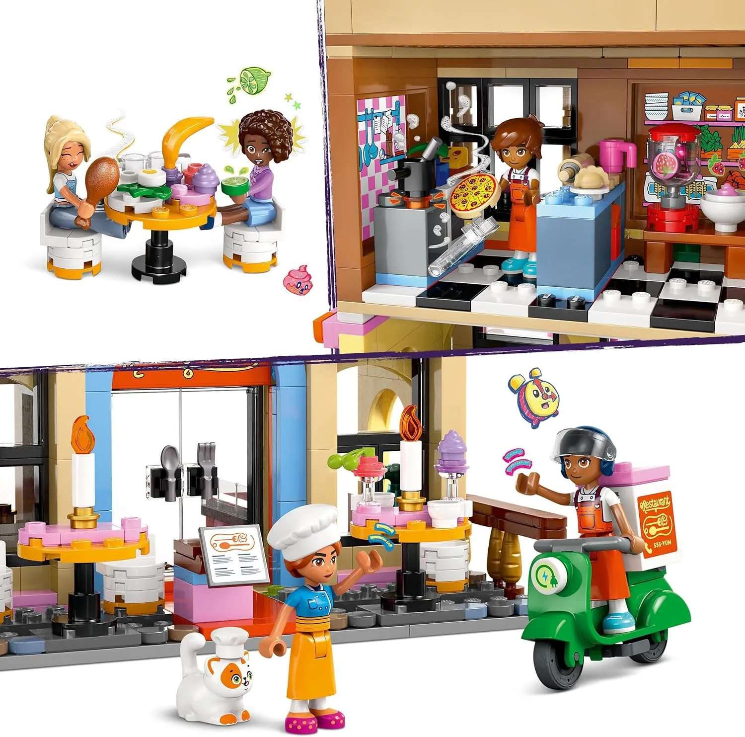 LEGO 42655 Restaurant and Cooking School - Image 3