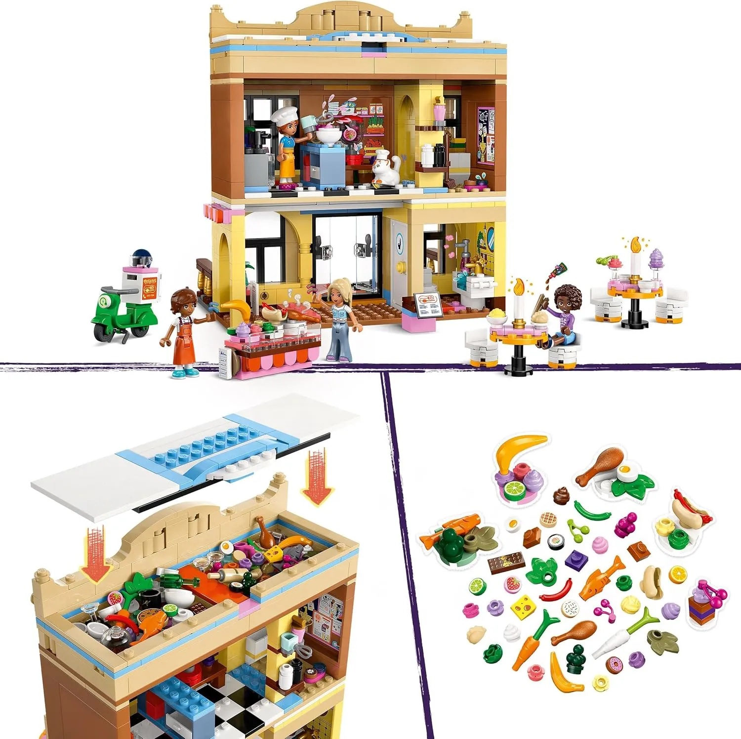 LEGO 42655 Restaurant and Cooking School - Image 4