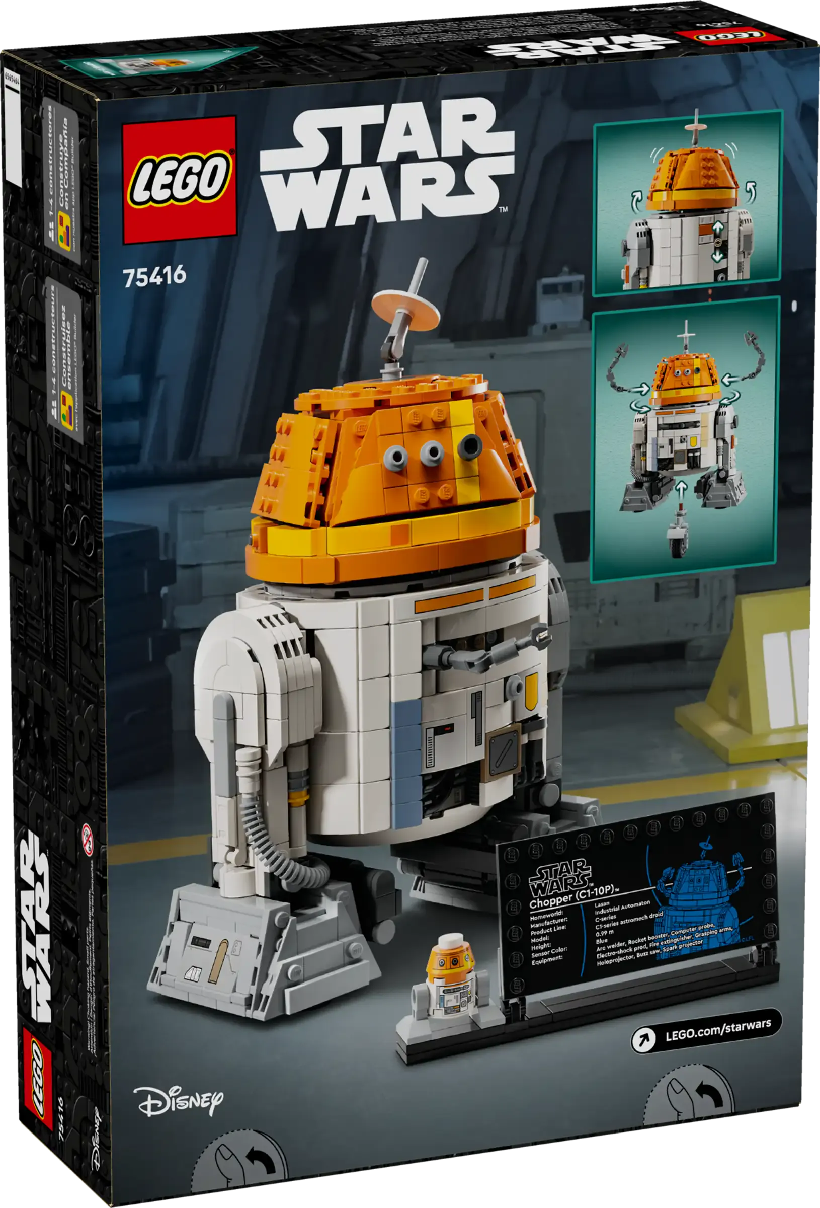 LEGO 75416 Star Wars Chopper (c1-10p)Astromech Droid - Image 7
