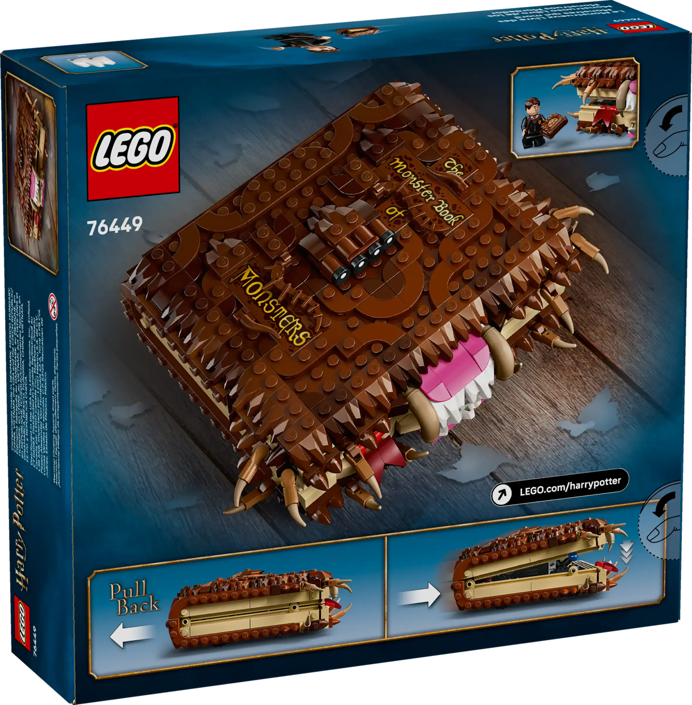 LEGO 76449 Chomping Monster Book of Monsters - Image 6
