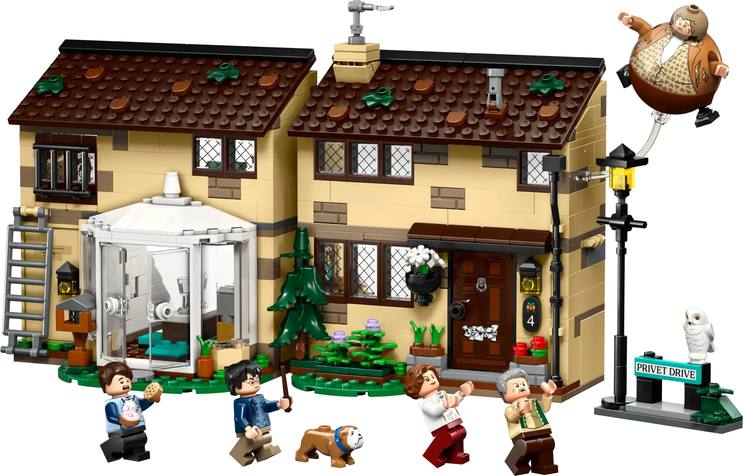 LEGO 76451 HARRY POTTER Privet Drive: Aunt Marge's Visit - Image 4
