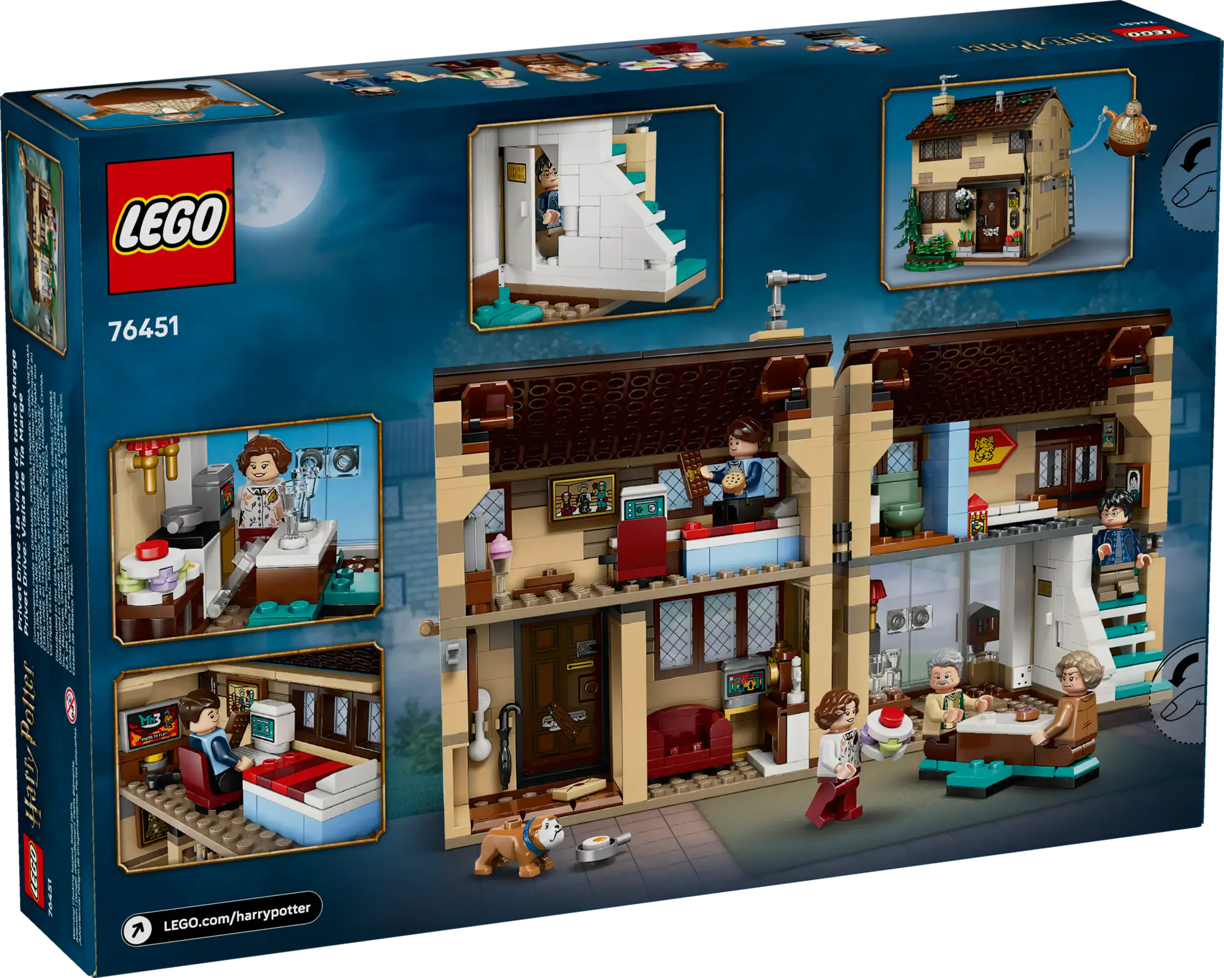 LEGO 76451 HARRY POTTER Privet Drive: Aunt Marge's Visit - Image 9