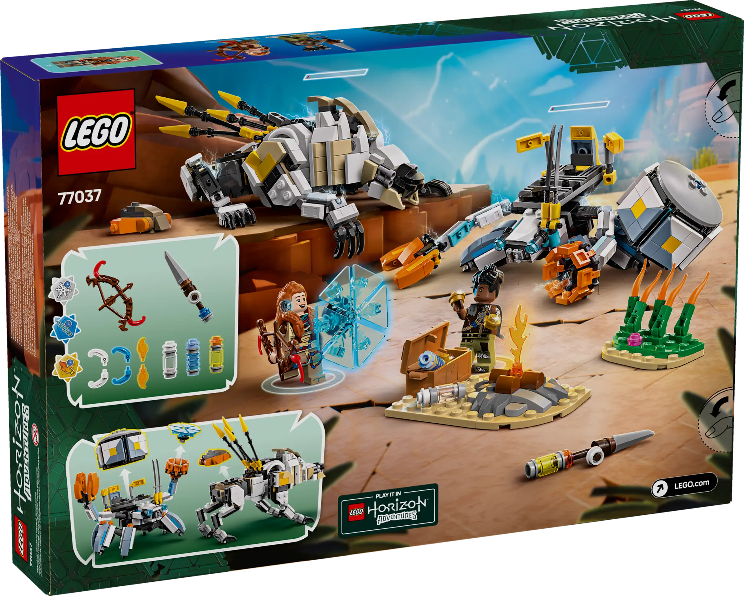 LEGO 77037 Aloy & Varl Vs. Shell-walker & Sawtooth - Image 7