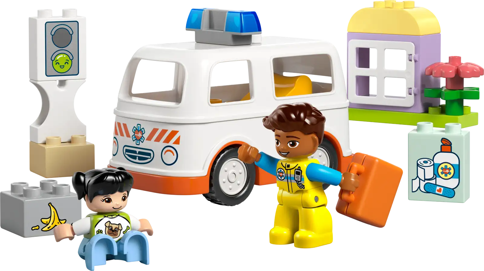 LEGO DUPLO 10447 Ambulance & Driver - Image 3