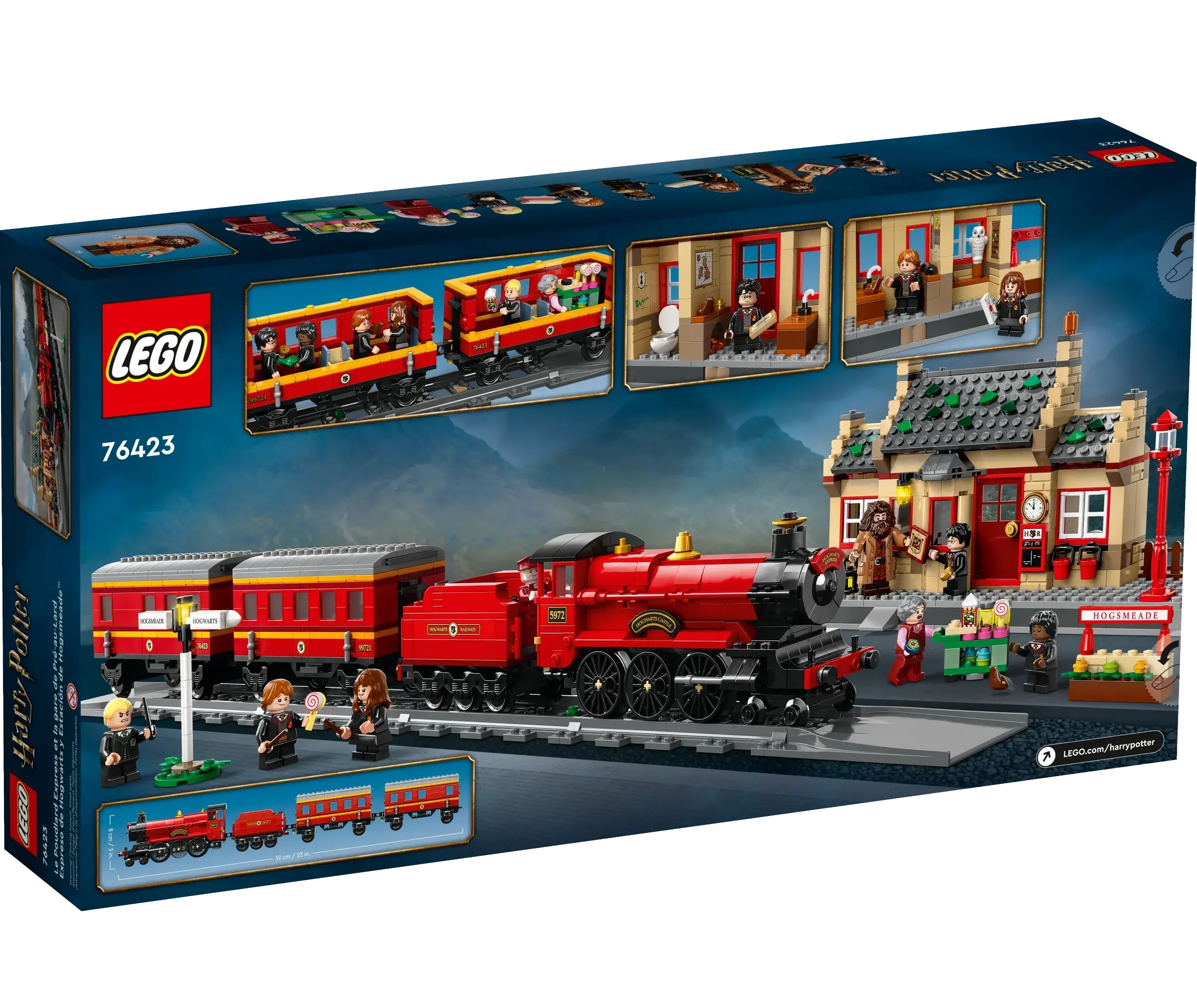 LEGO HARRY POTTER 76423 Hogwarts Express Train Set with Hogsmeade Station - Image 8