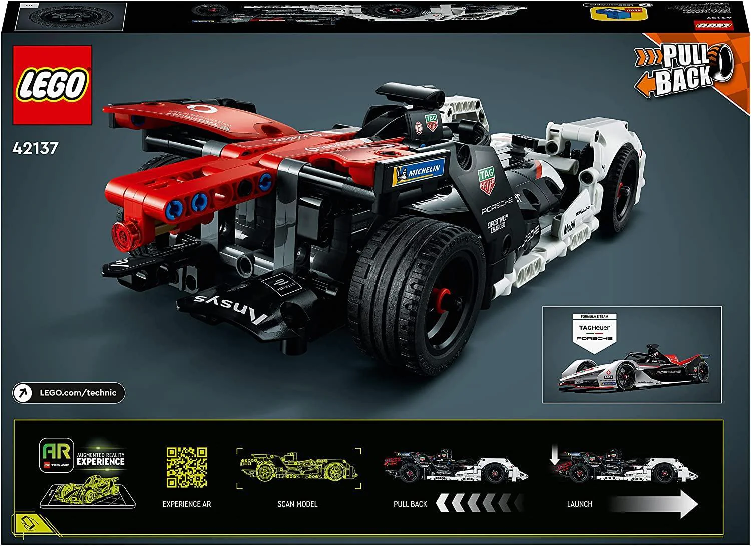 LEGO TECHNIC 42137 Formula E Porsche 99X Electric - *damaged Box* - Image 7