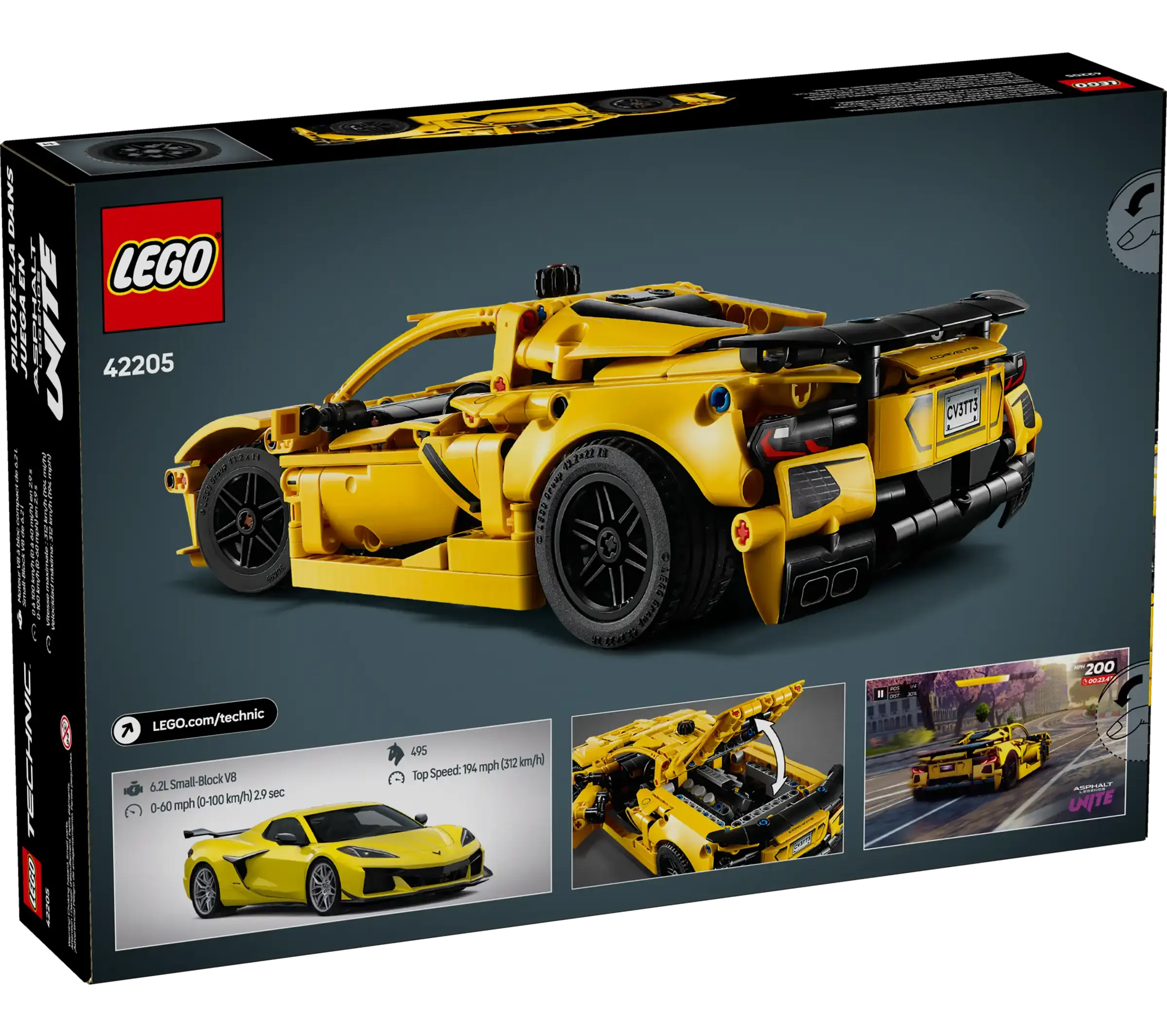 LEGO TECHNIC 42205 Chevrolet Corvette Stingray - Image 6