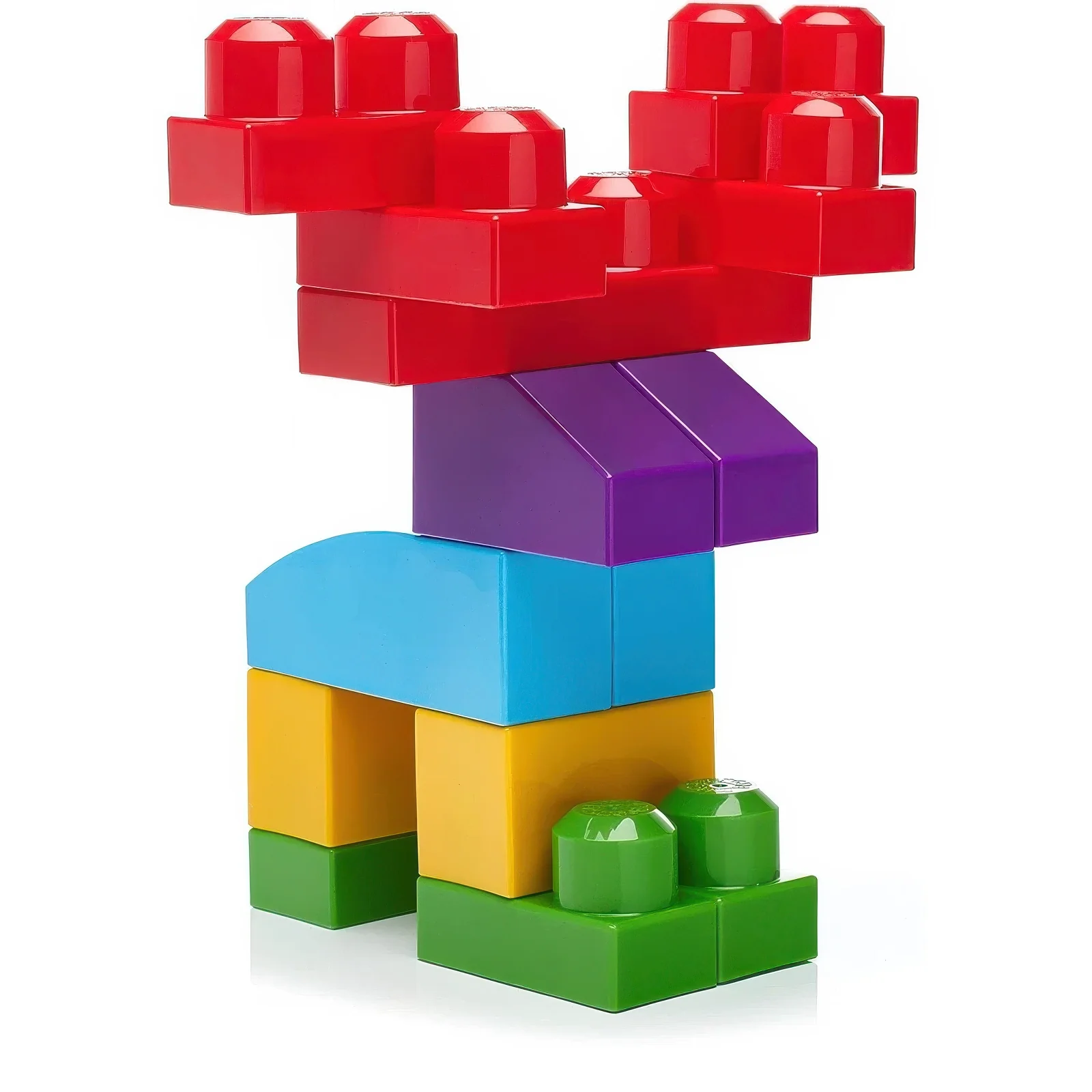 Mega Bloks Building Bag 60 Pieces - Blue - Image 6