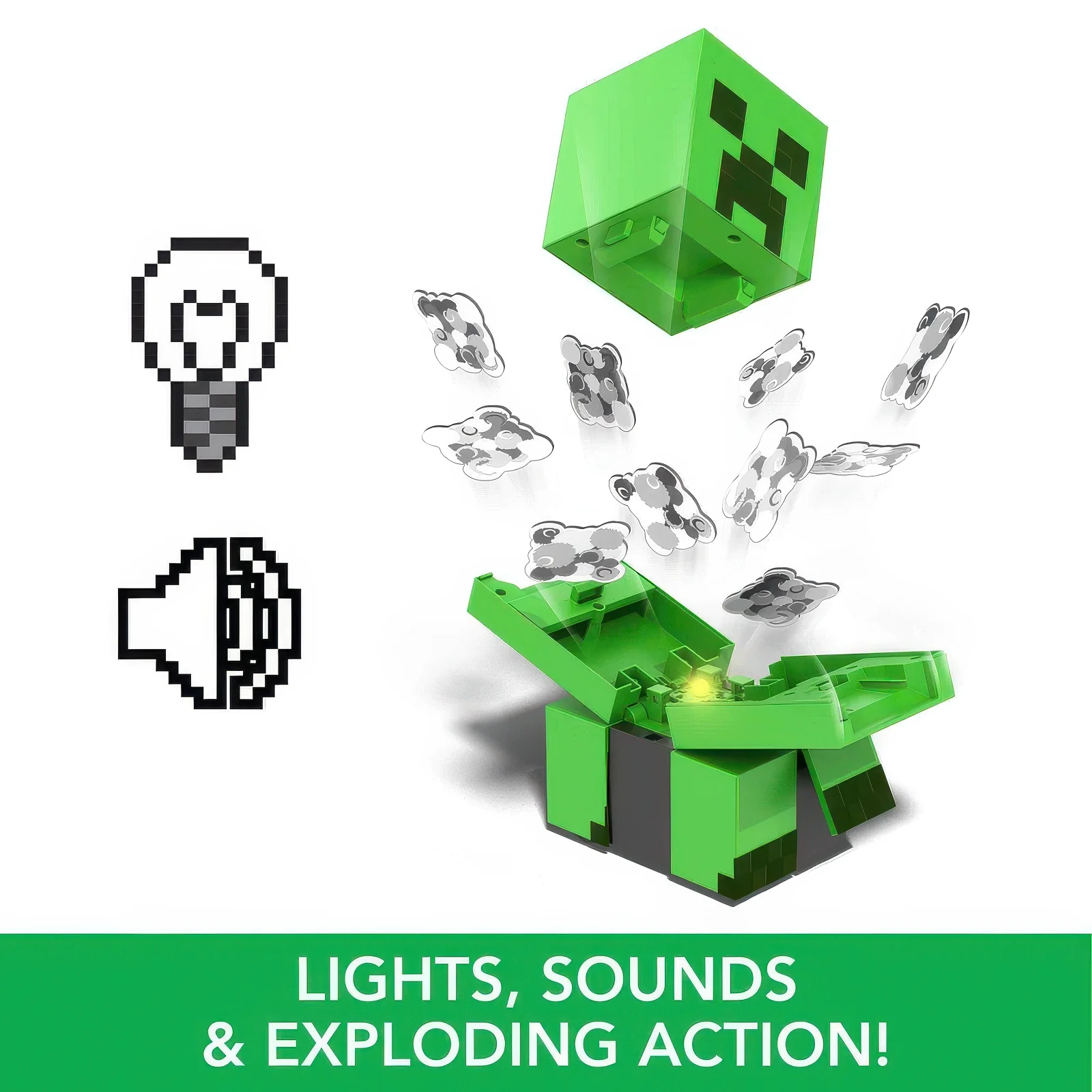 Minecraft RC Exploding Light and Sounds Creeper - Image 4