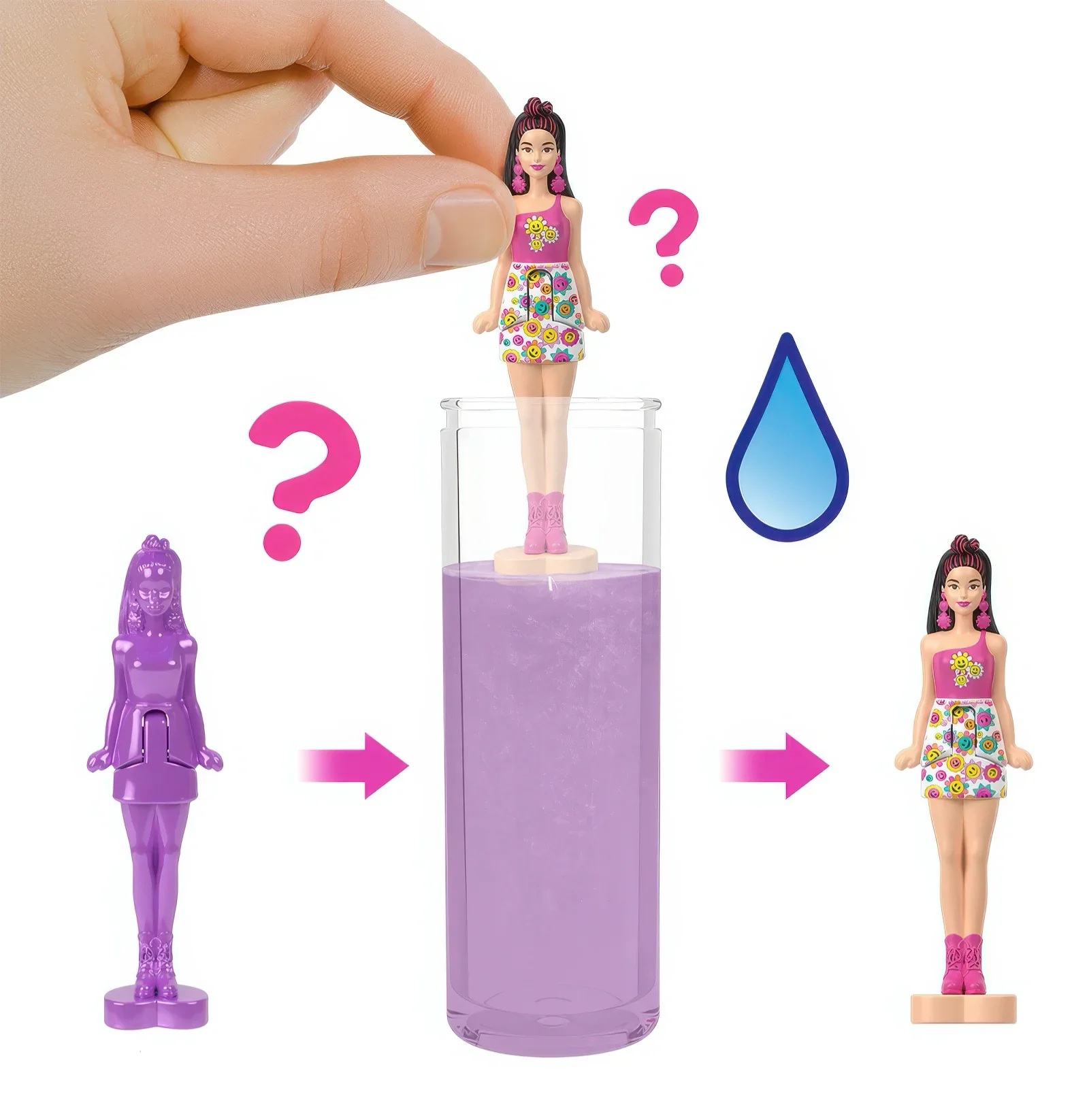 Mini Barbieland Colour Reveal Dolls - Assorted - Image 3