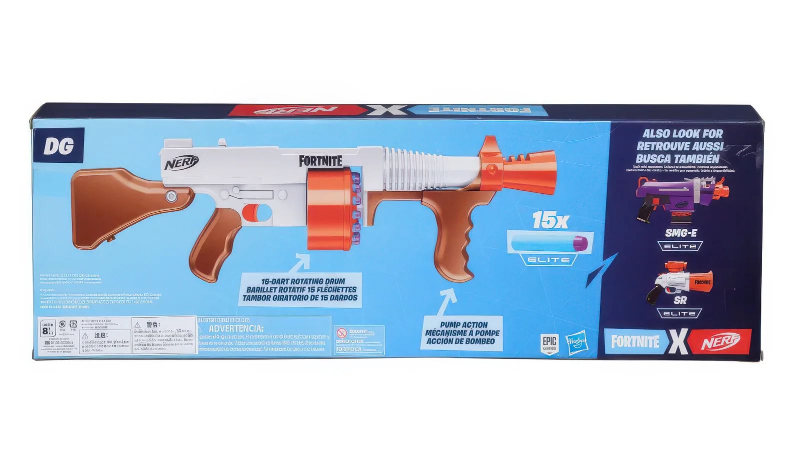 NERF Fortnite Dg Blaster & 15 Darts - Image 3