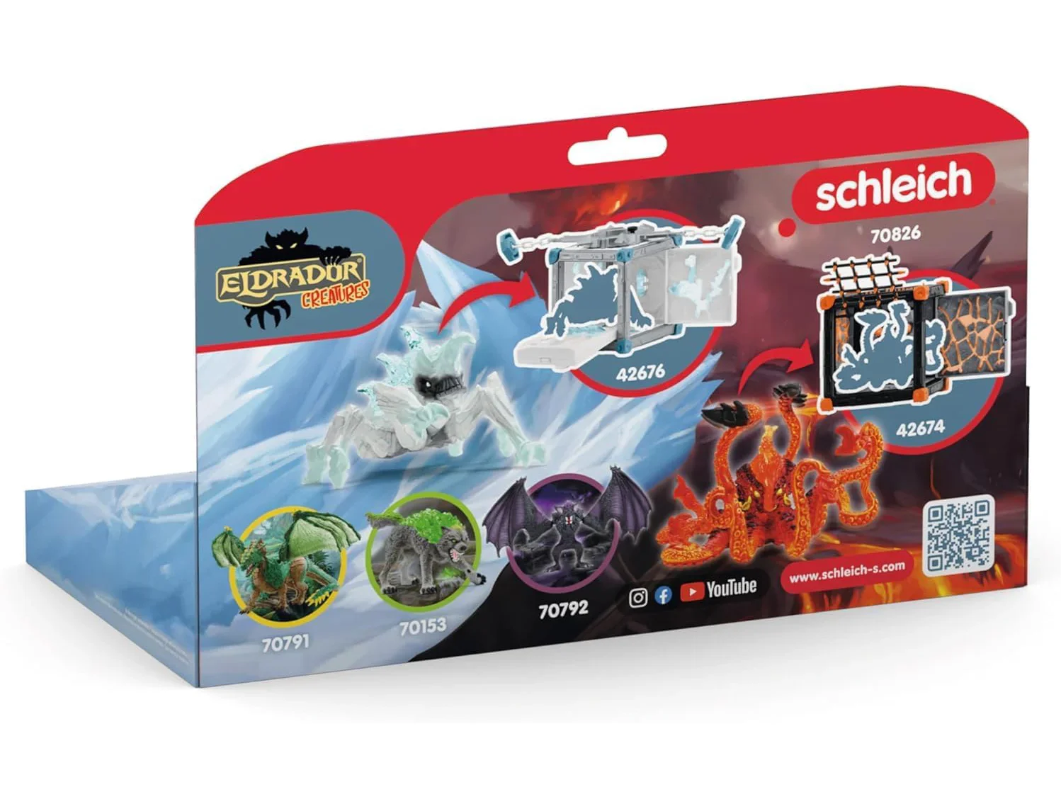 Schleich 70826 Fire Octopus Vs Ice Insect - Image 5