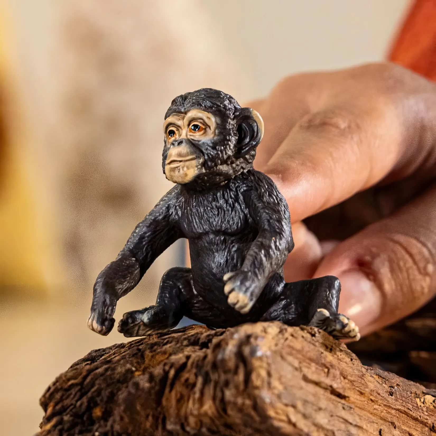 Schleich 14884 Chimpanzee Cub Toy Figure - Image 5