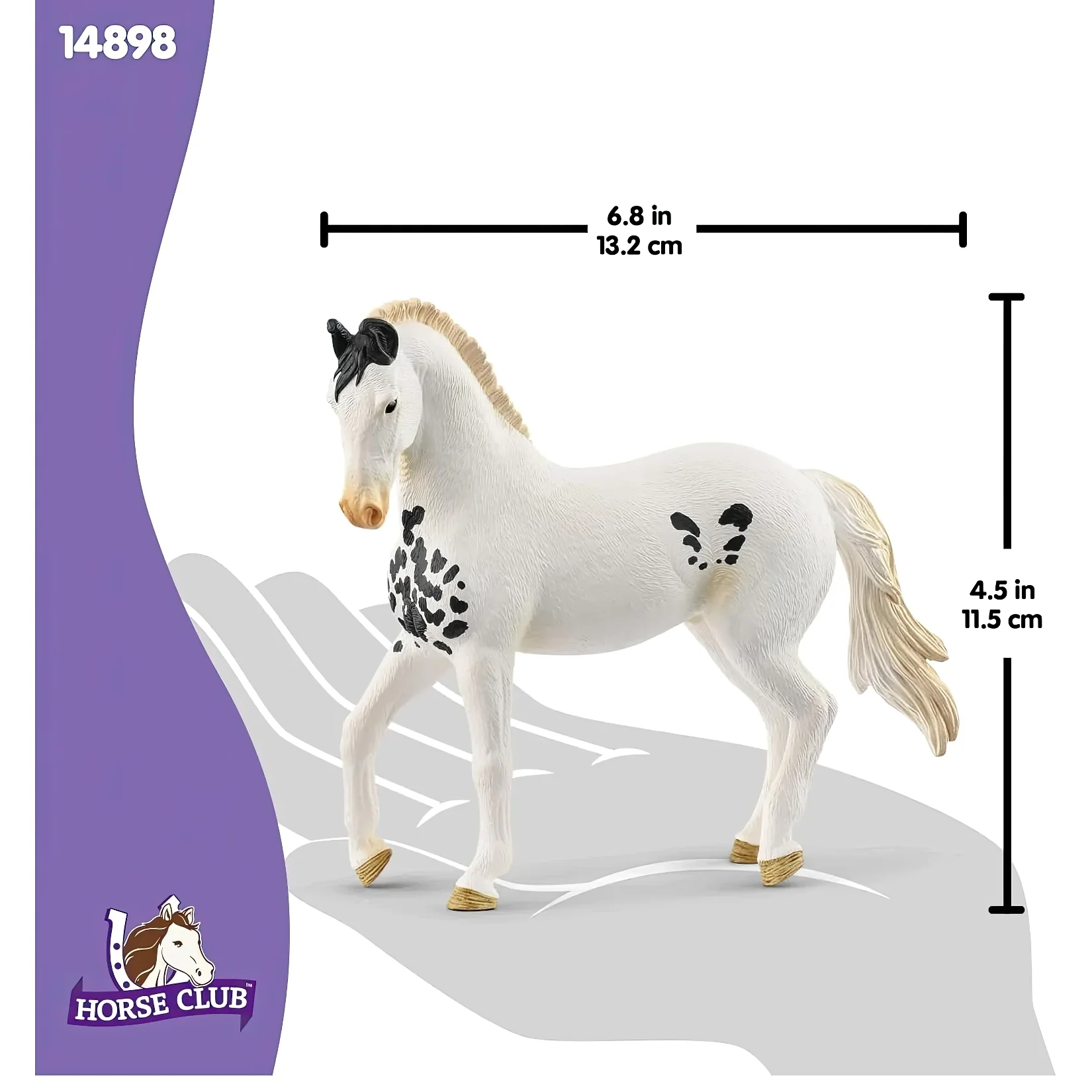 Schleich 14898 Marwari Stallion Toy Figure - Image 3