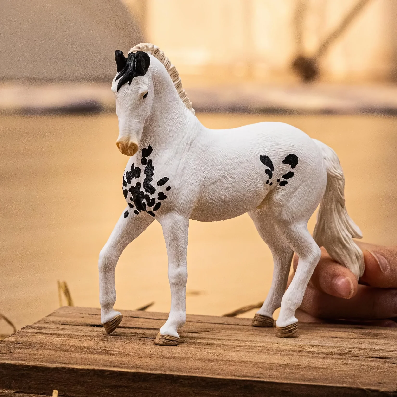 Schleich 14898 Marwari Stallion Toy Figure - Image 6