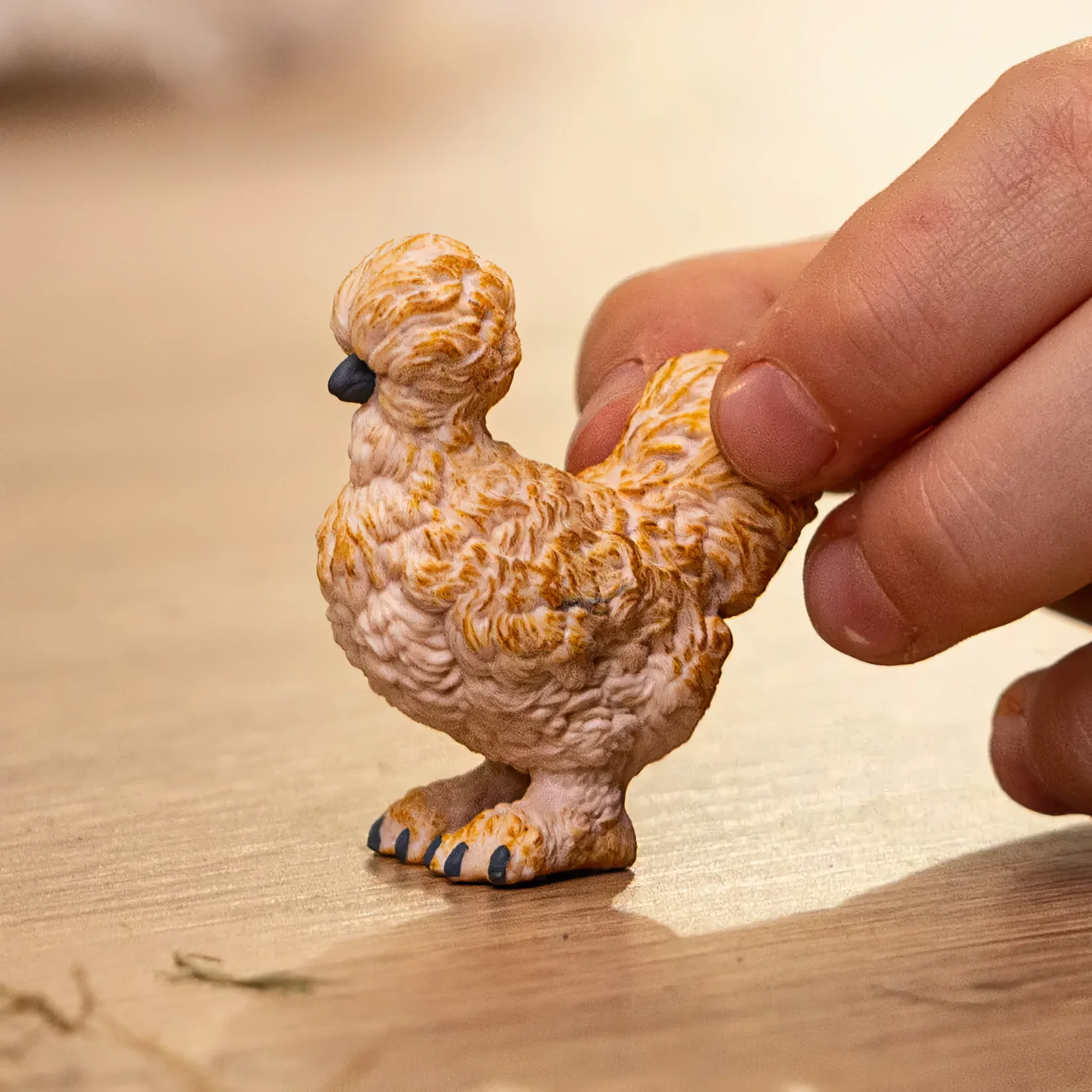 Schleich 14891 Silkie Chicken Figure - Image 5
