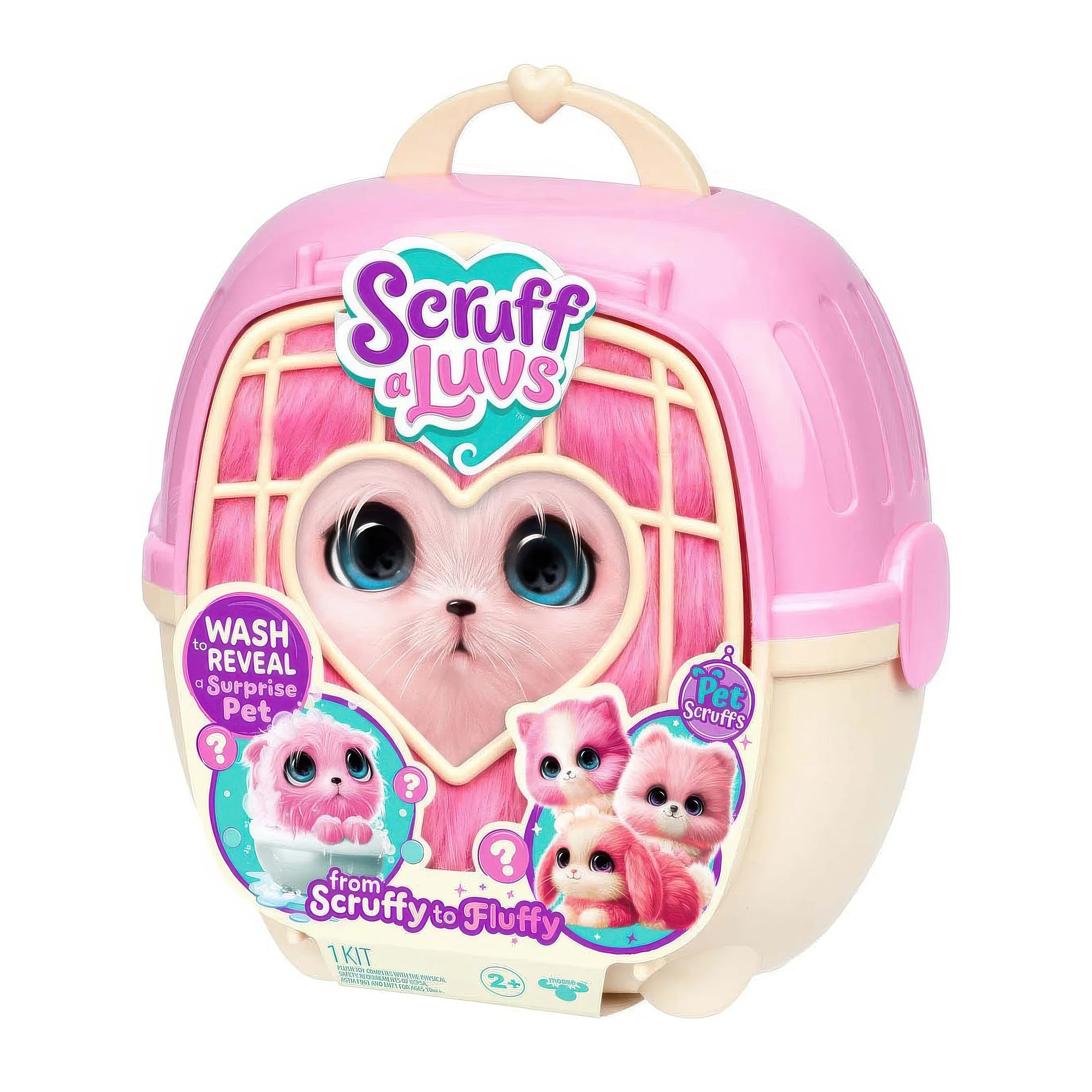 Scruffaluvs Pet Scruffs Assorted Pink Plush Toy - Image 3