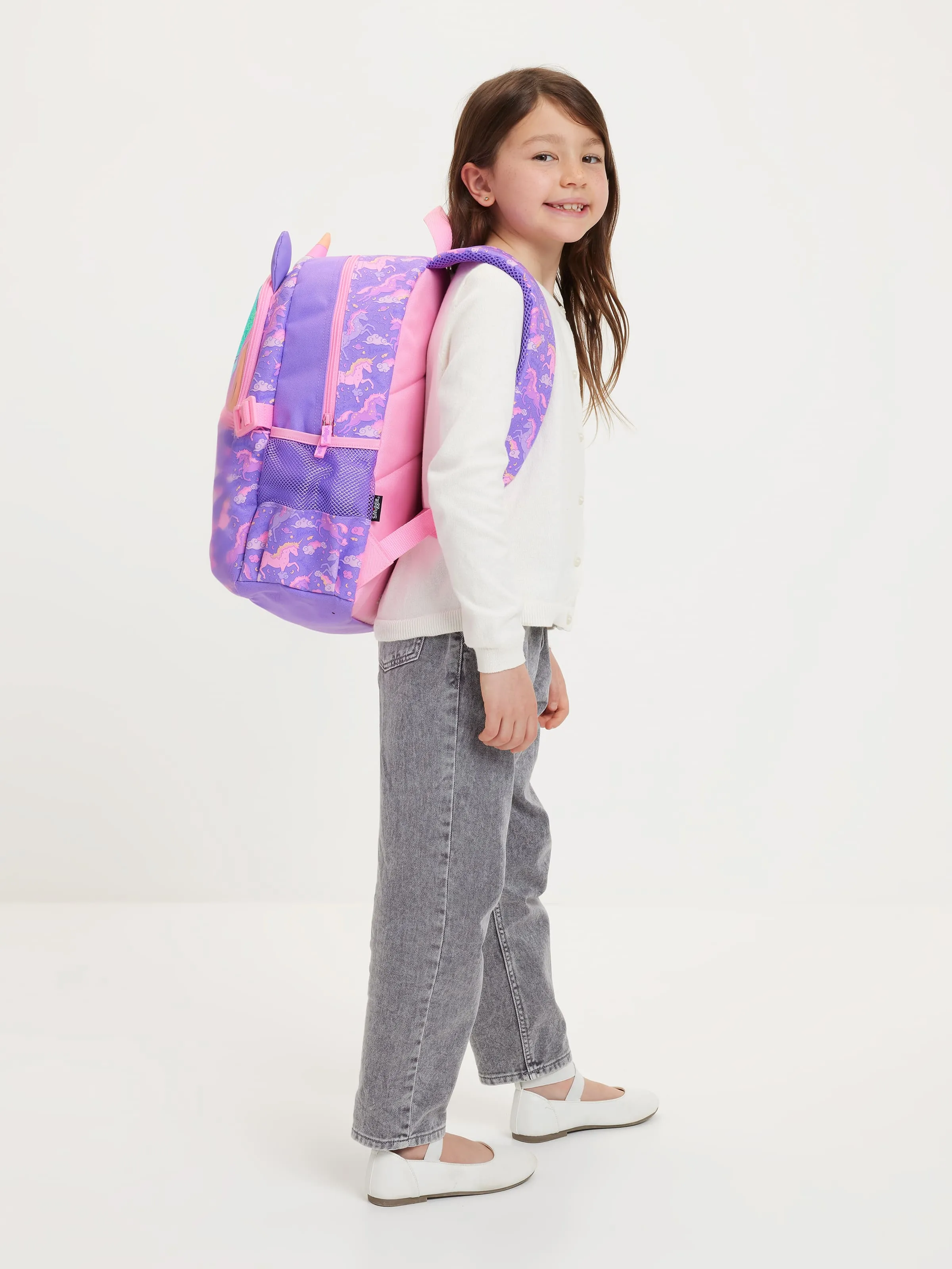 Smiggle Eclipse Classic Attach Backpack - Lilac - Image 6