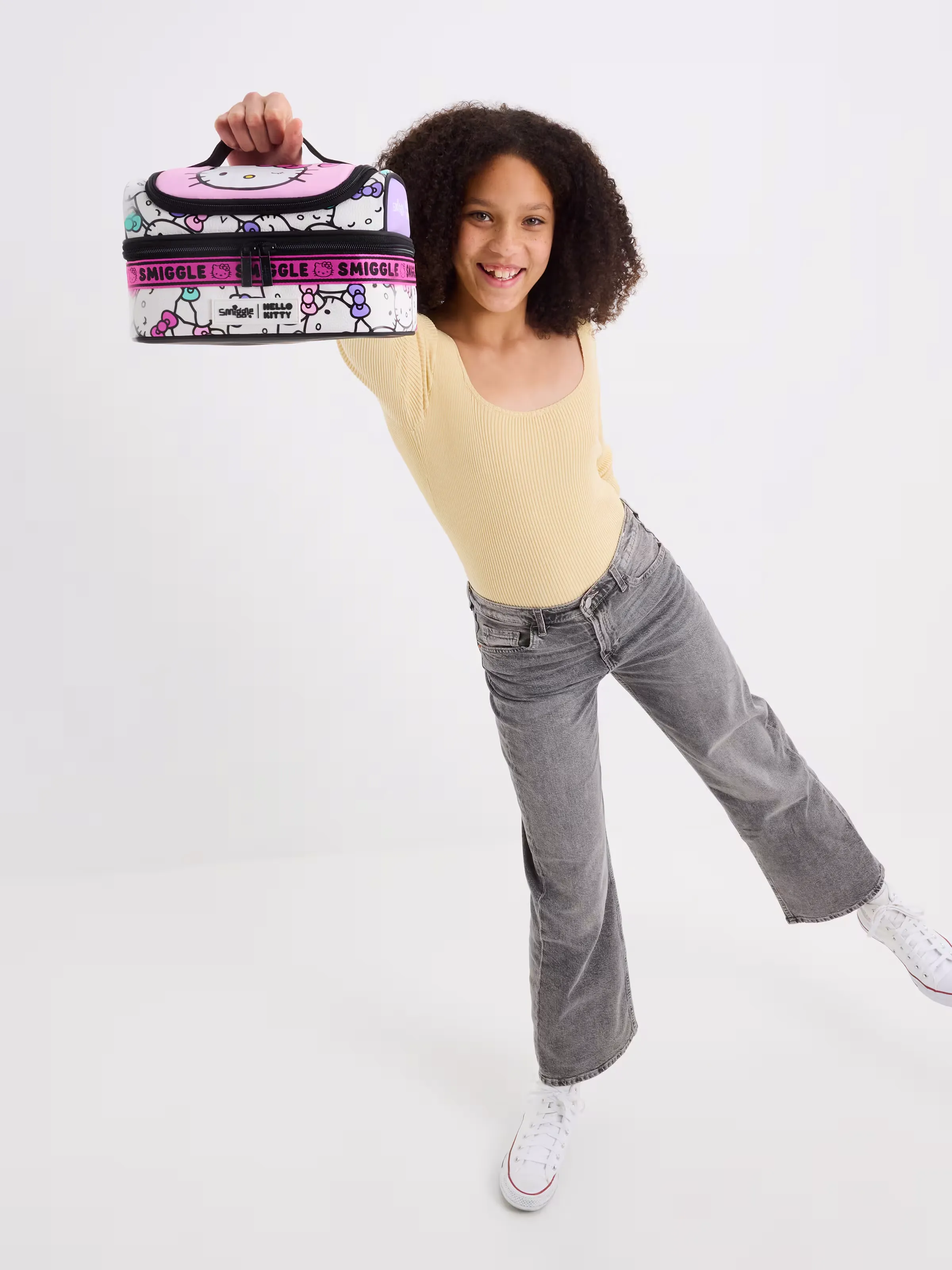 Smiggle Hello Kitty Double Decker Lunchbox - Mix - Image 3