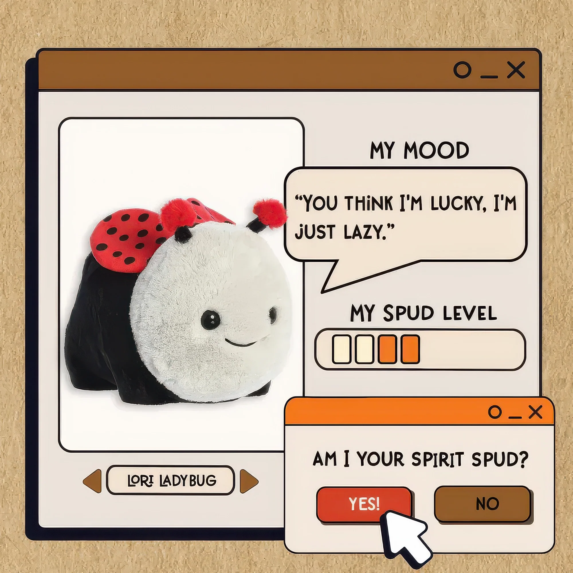 Spudsters Ladybird 25cm Soft Toy - Image 4