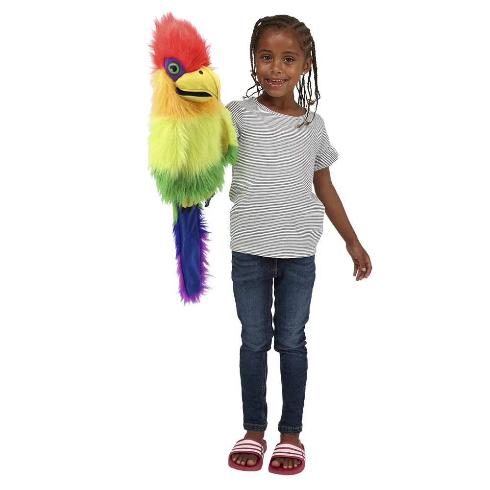 The Puppet Company - Rainbow Bird Hand Puppet - Image 3