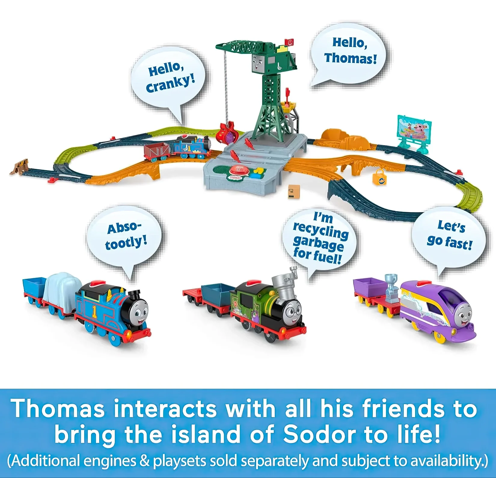 Thomas & Friends Talking Thomas Toy Train - Image 6