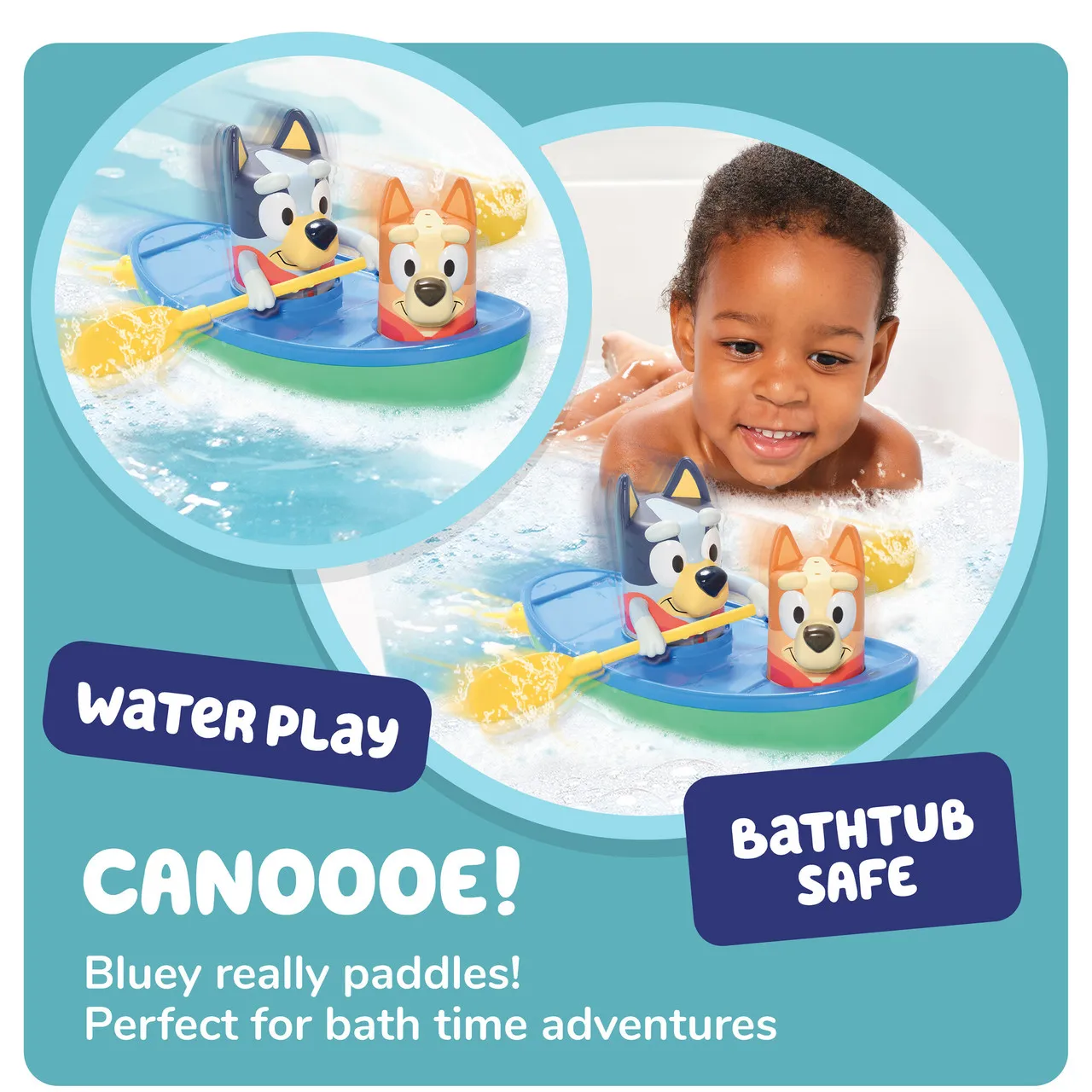 Toomies Bluey Pull & Go Canoe - Image 3