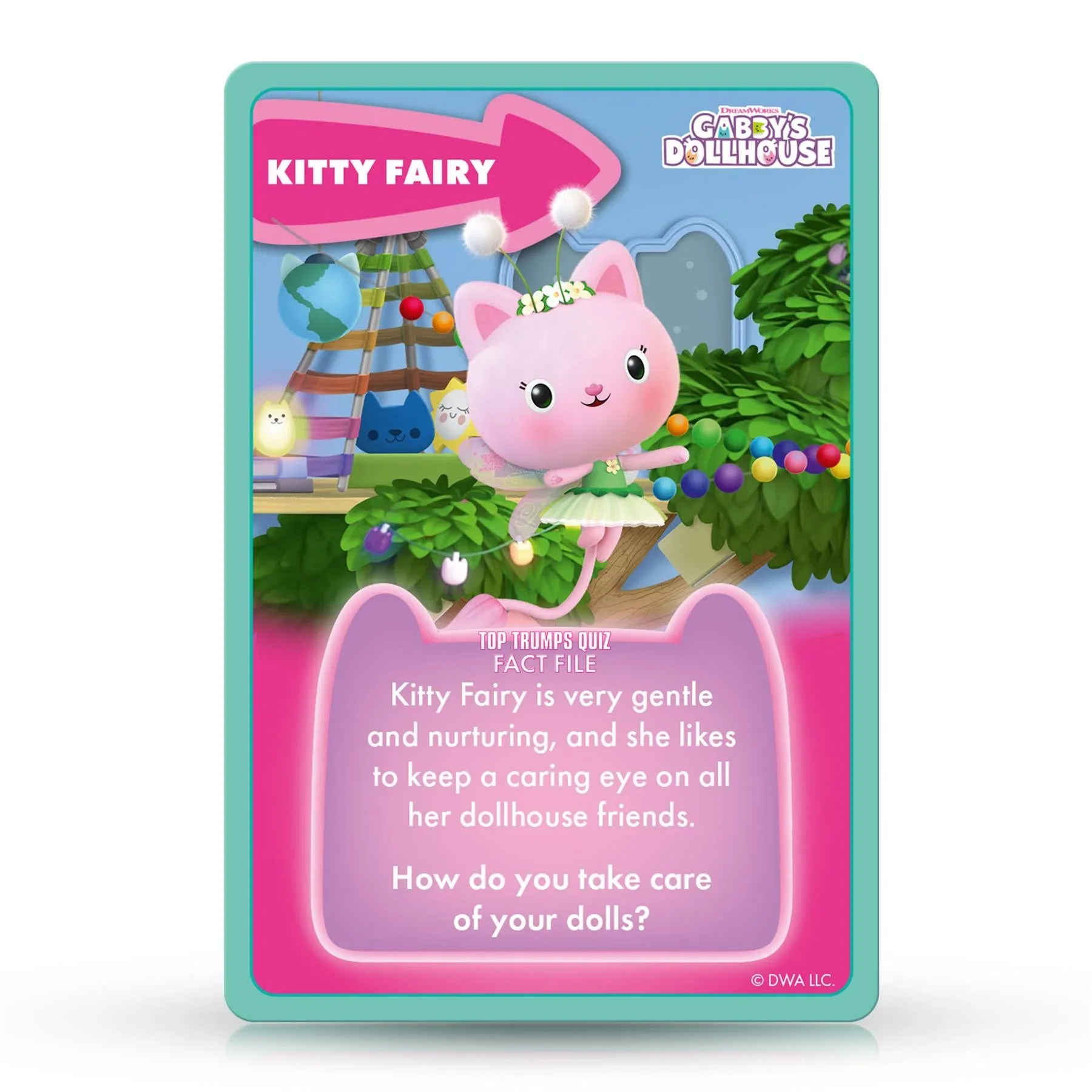 Trumps Junior Gabby's Dollhouse Quiz Card Game - Image 3