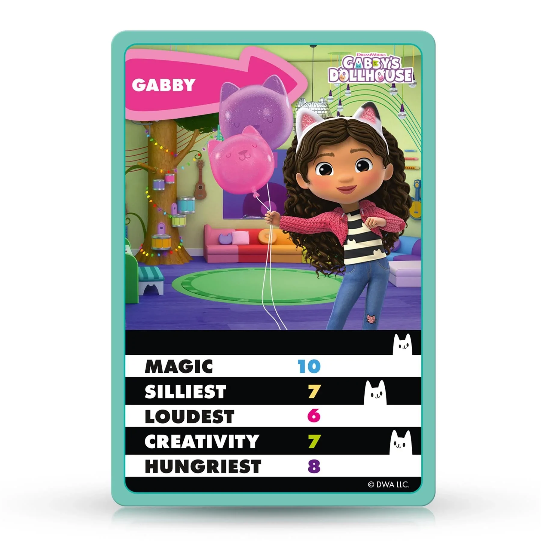 Trumps Junior Gabby's Dollhouse Quiz Card Game - Image 4