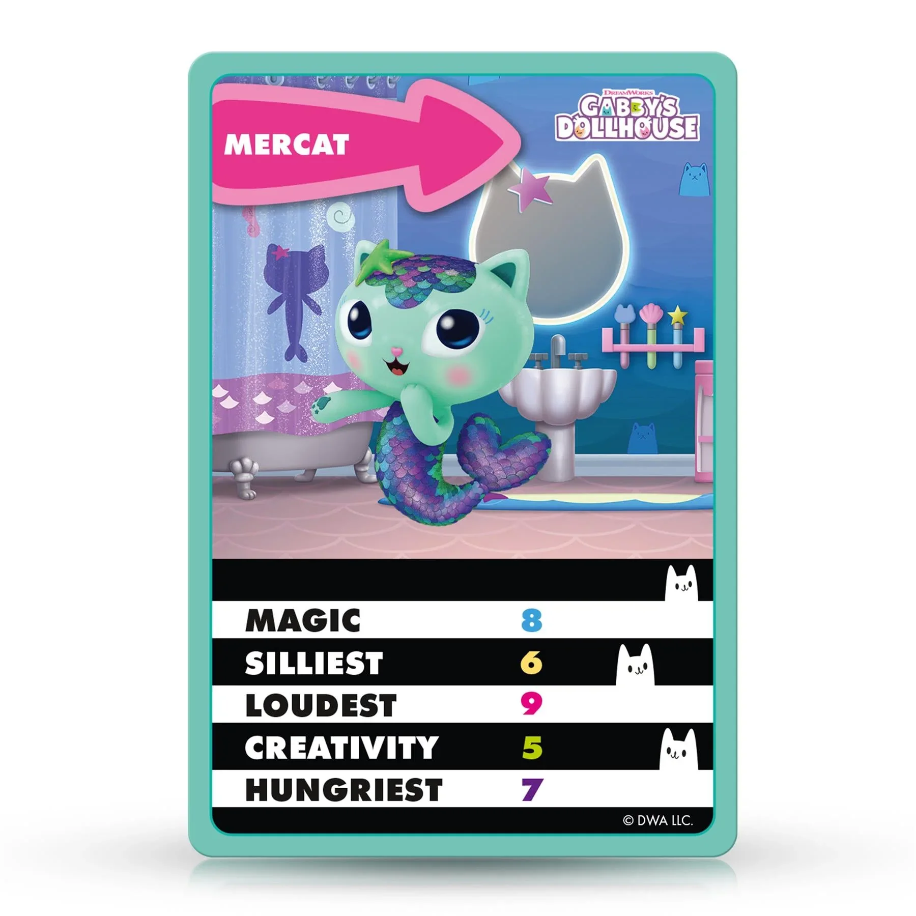 Trumps Junior Gabby's Dollhouse Quiz Card Game - Image 5