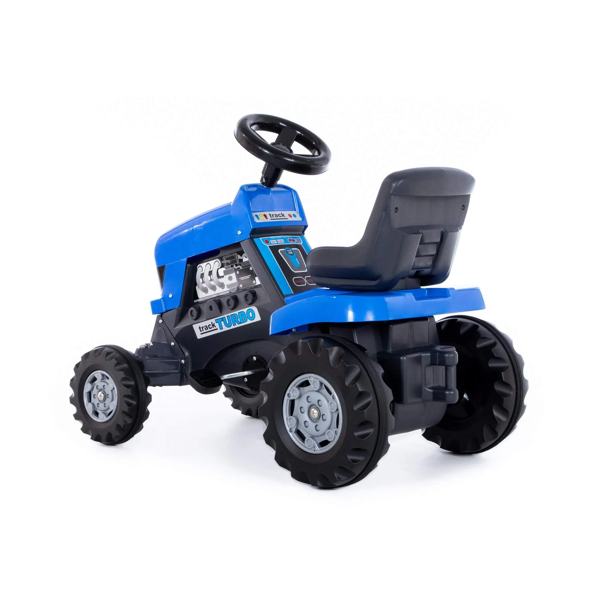 Turbo Pedal Tractor - Blue - Image 6