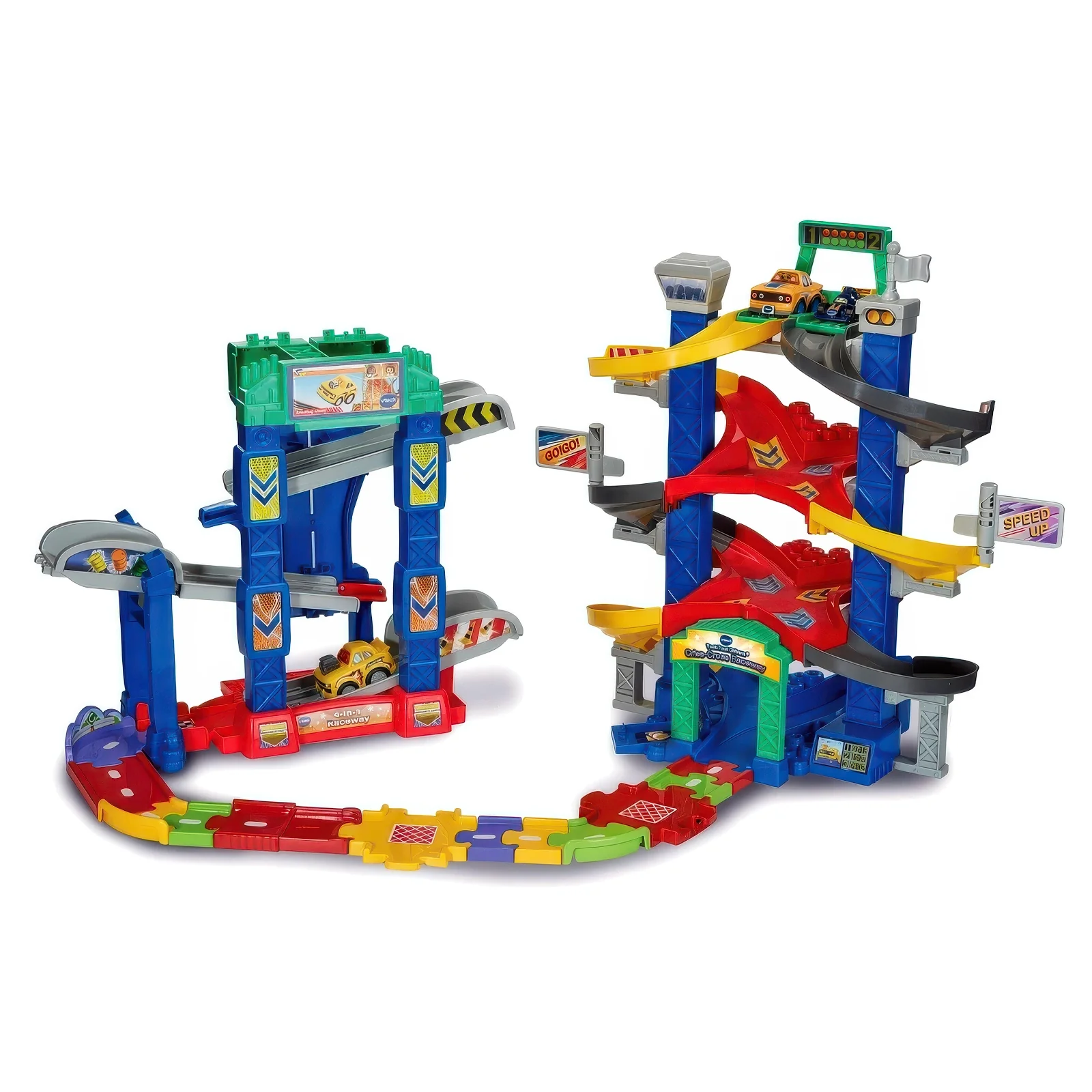 Vtech Toot-toot Drivers Criss-cross Raceway Playset - Image 4