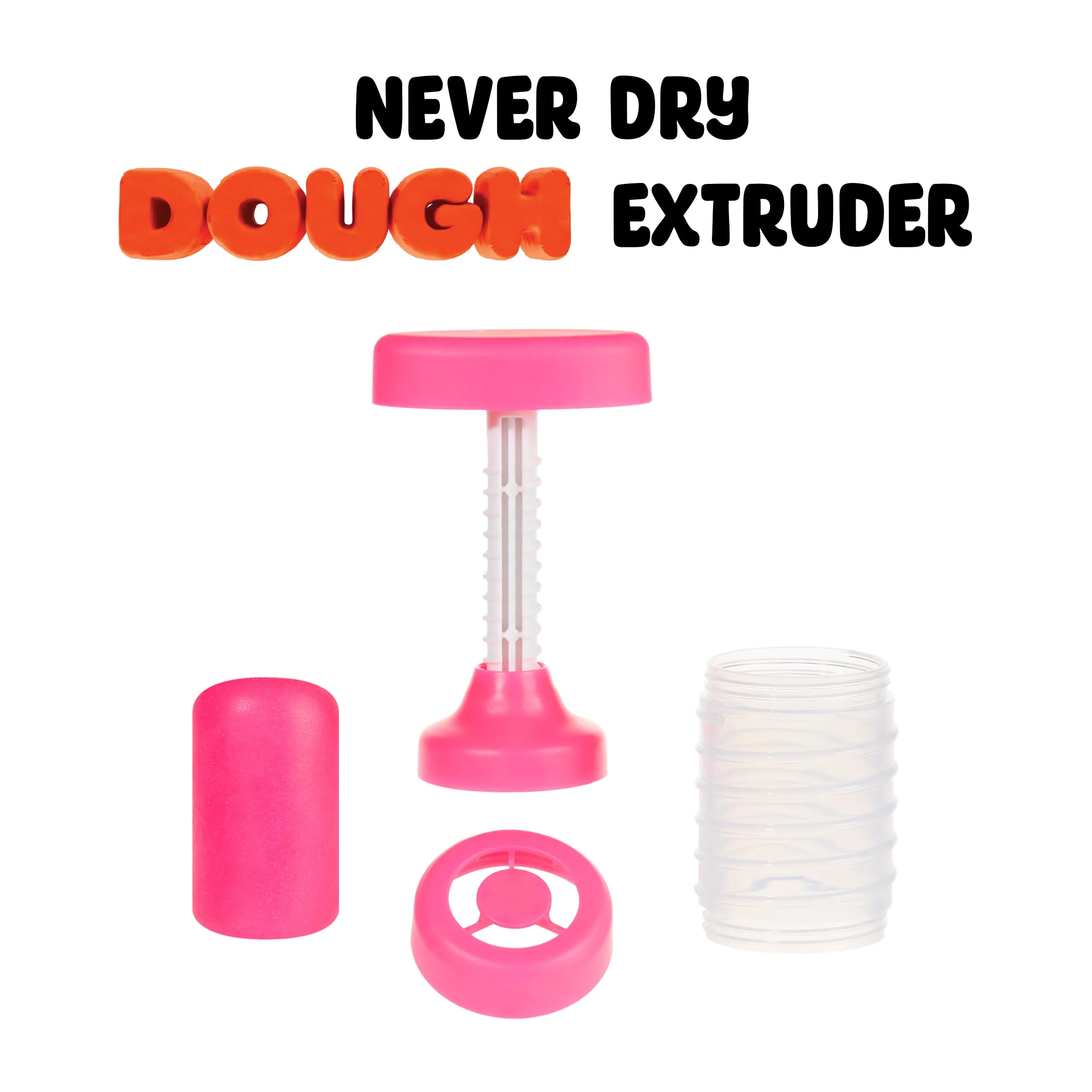 Wonder Factory Never Dry Dough Extruder - Assorted Colours - Image 5
